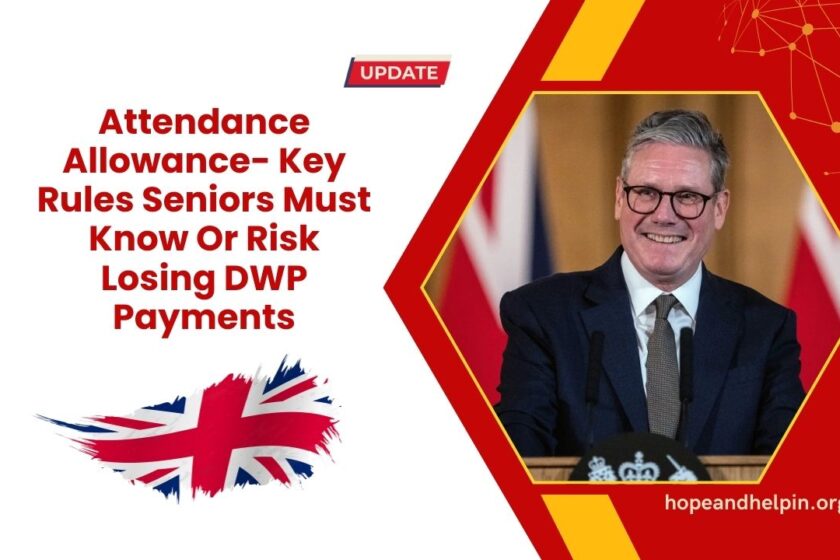 Attendance Allowance- Key Rules Seniors Must Know Or Risk Losing DWP Payments