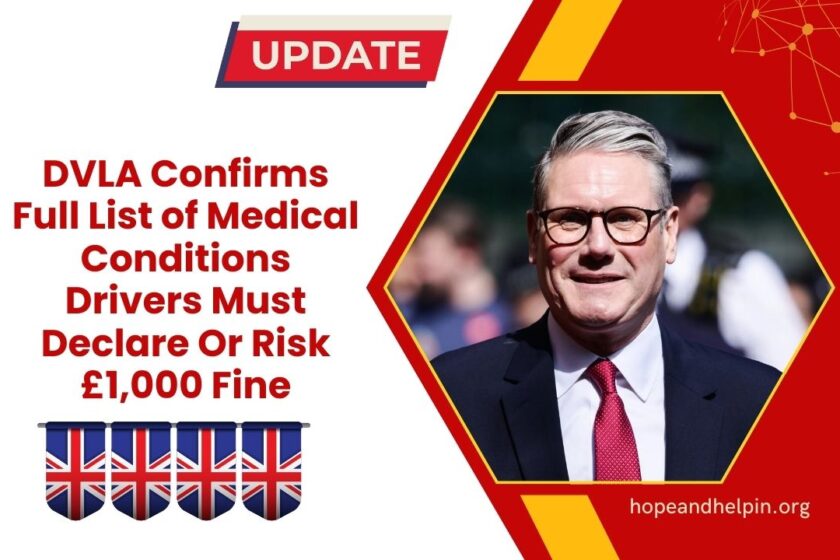 DVLA Confirms Full List of Medical Conditions Drivers Must Declare Or Risk £1,000 Fine